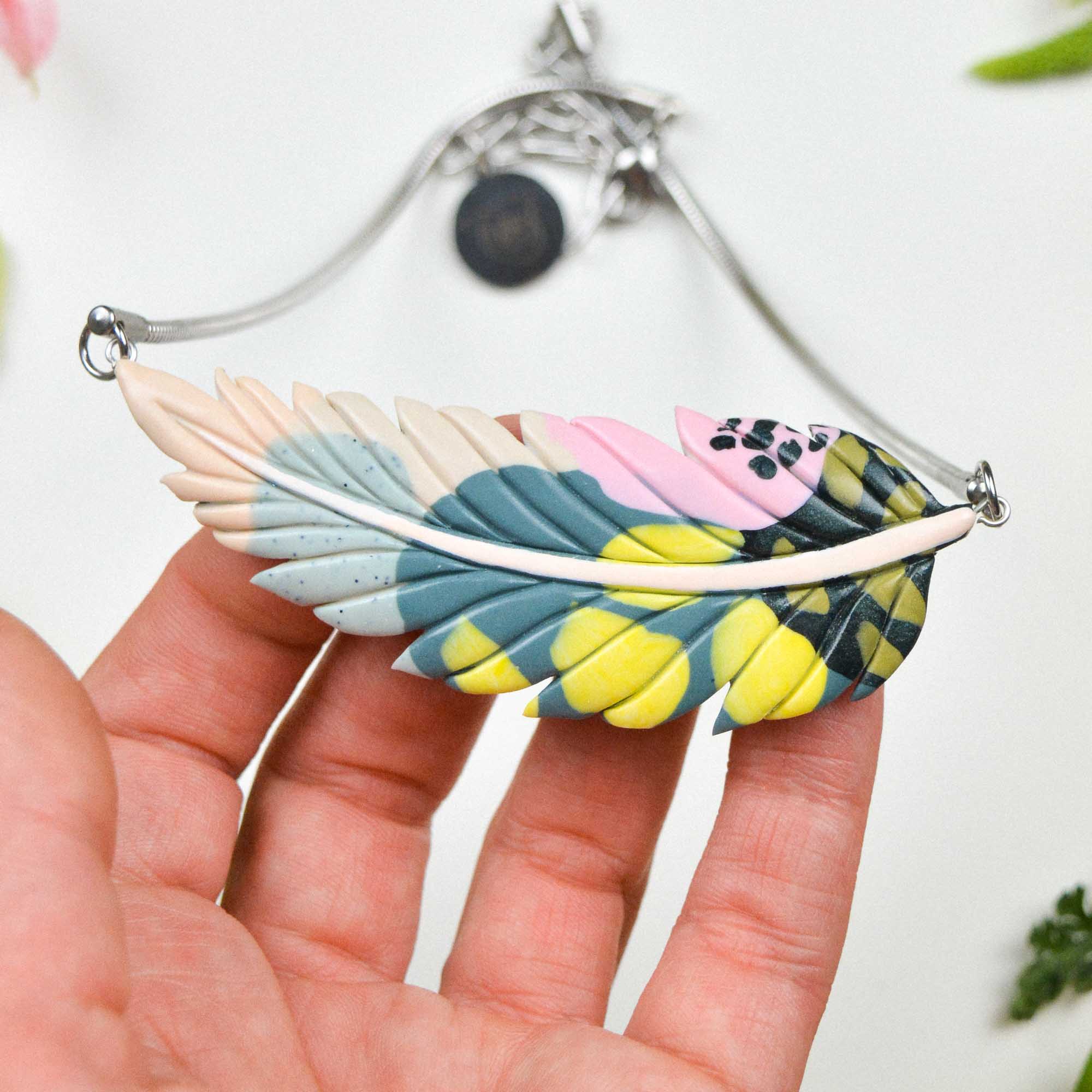 Feather-Leaf necklace - Image 2