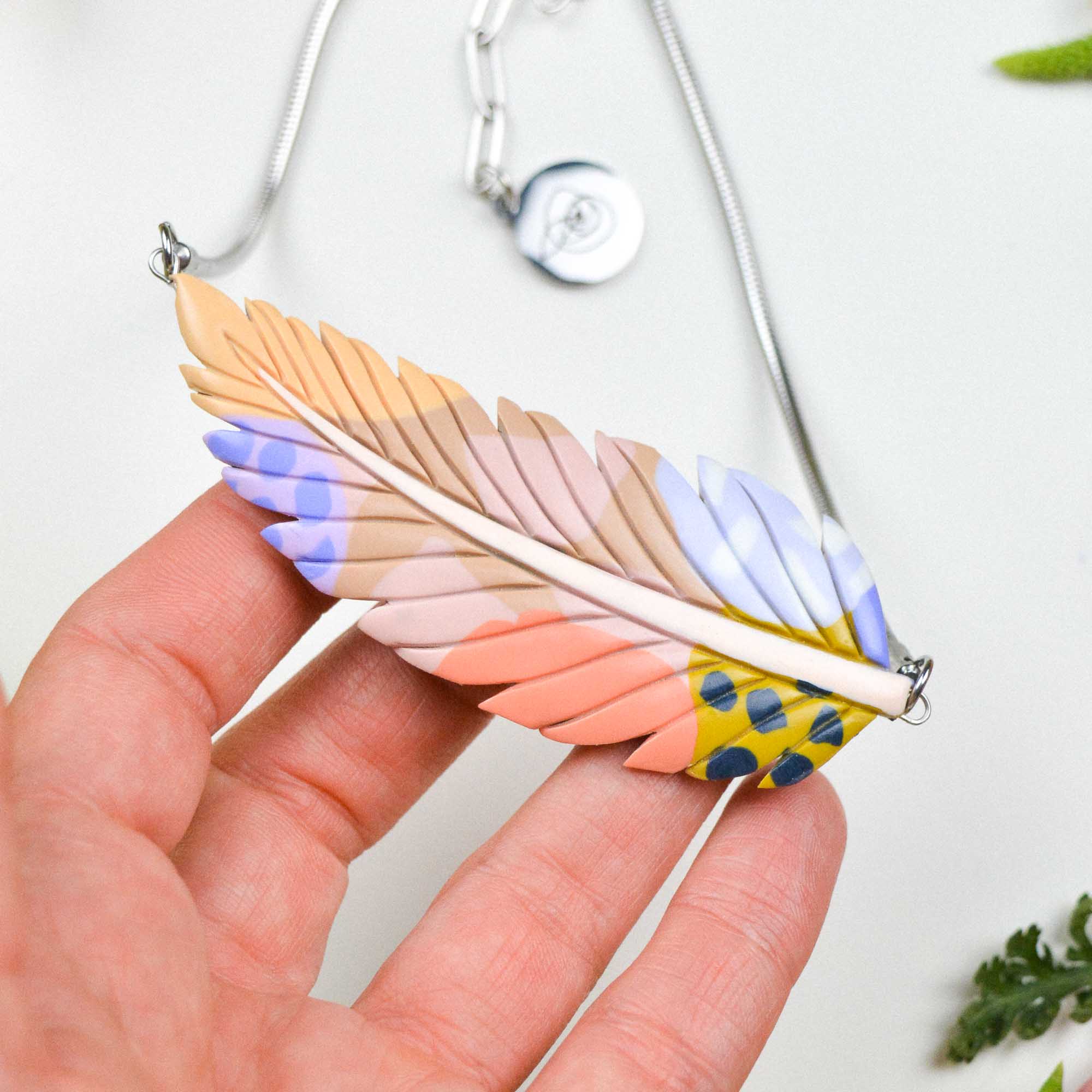 Feather-Leaf necklace - Image 4