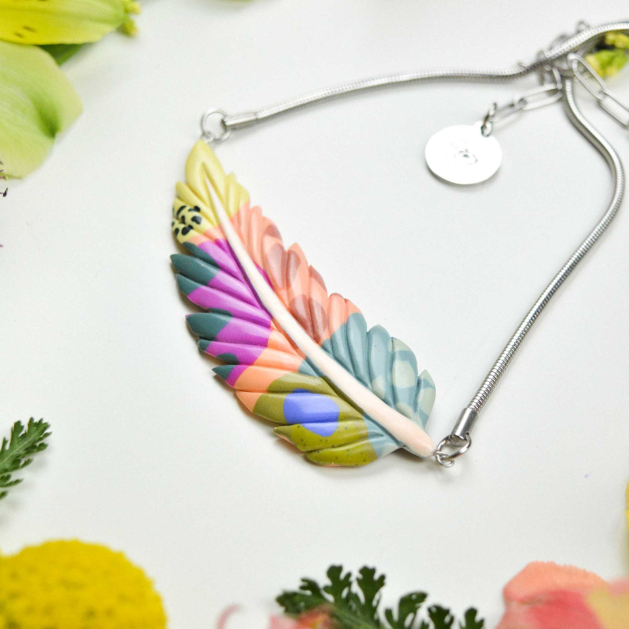Feather-Leaf necklace - Image 4