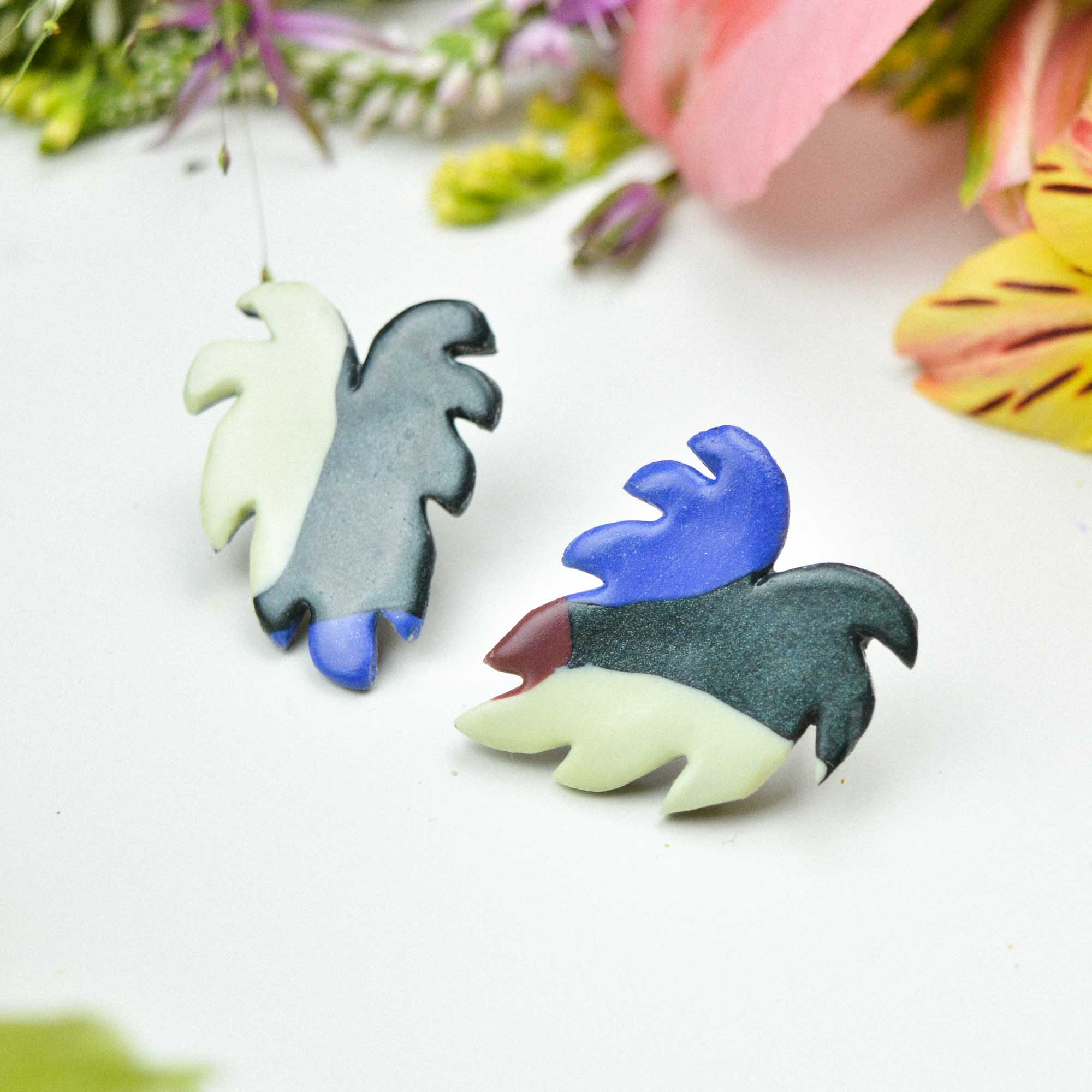 Monstera earrings - Image 2