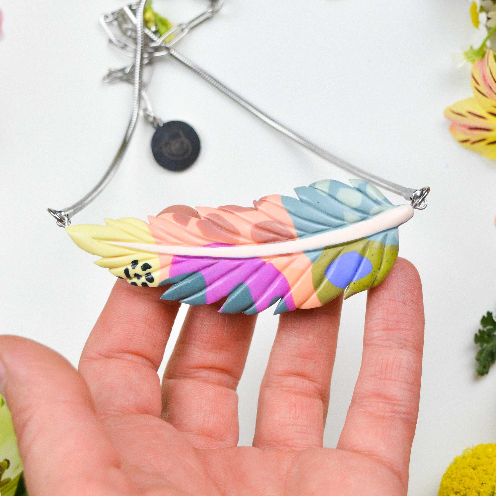 Feather-Leaf necklace