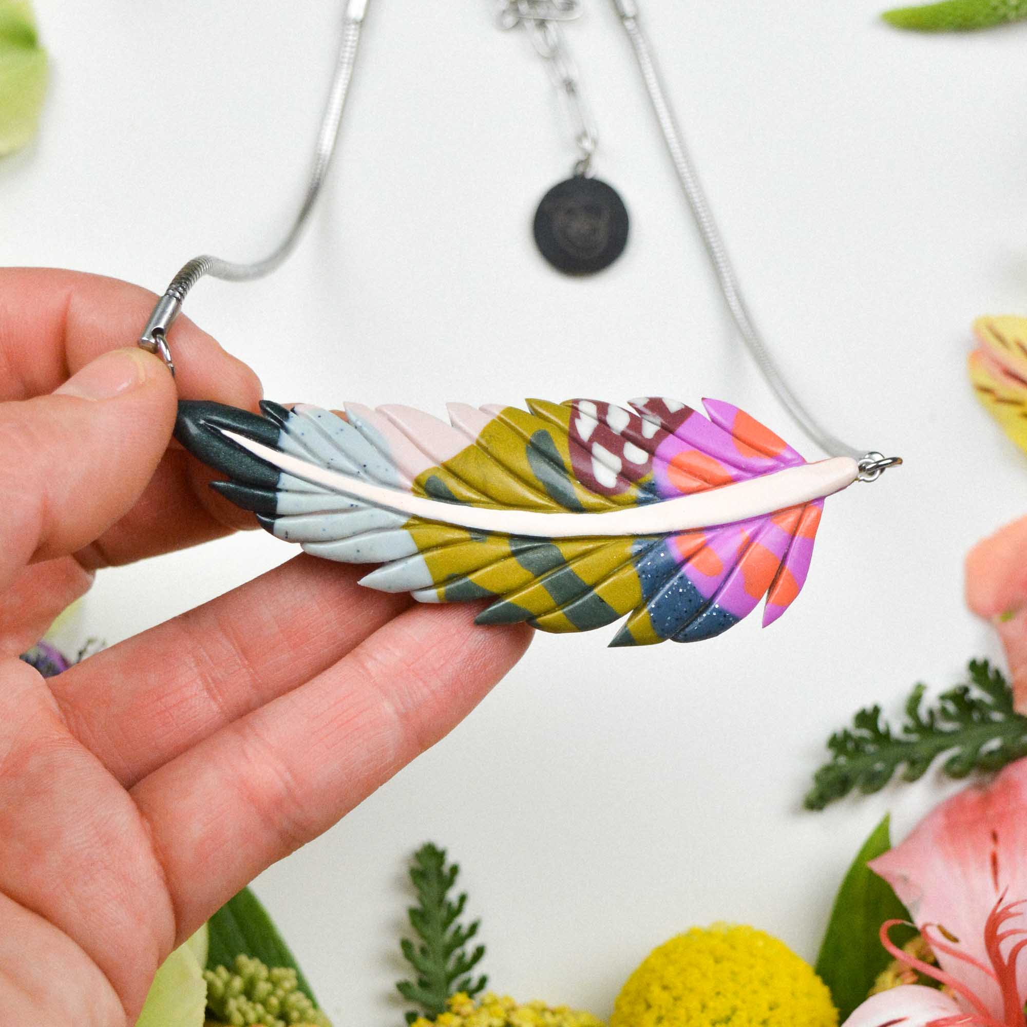 Feather-Leaf necklace - Image 4