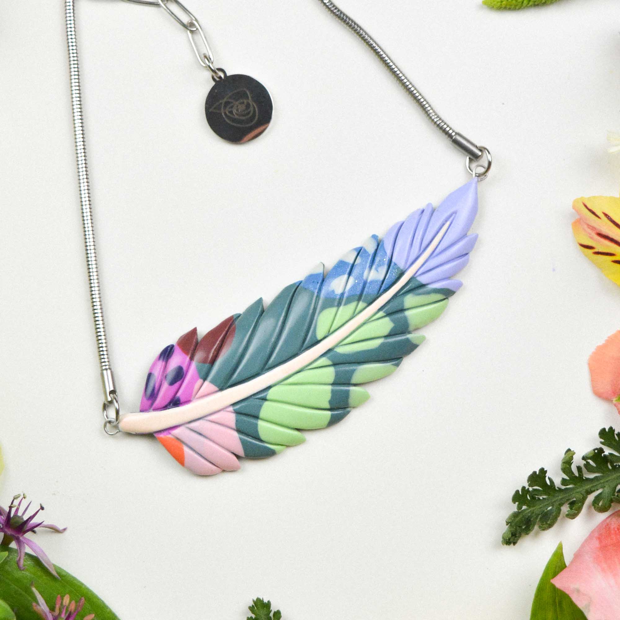 Feather-Leaf necklace - Image 2