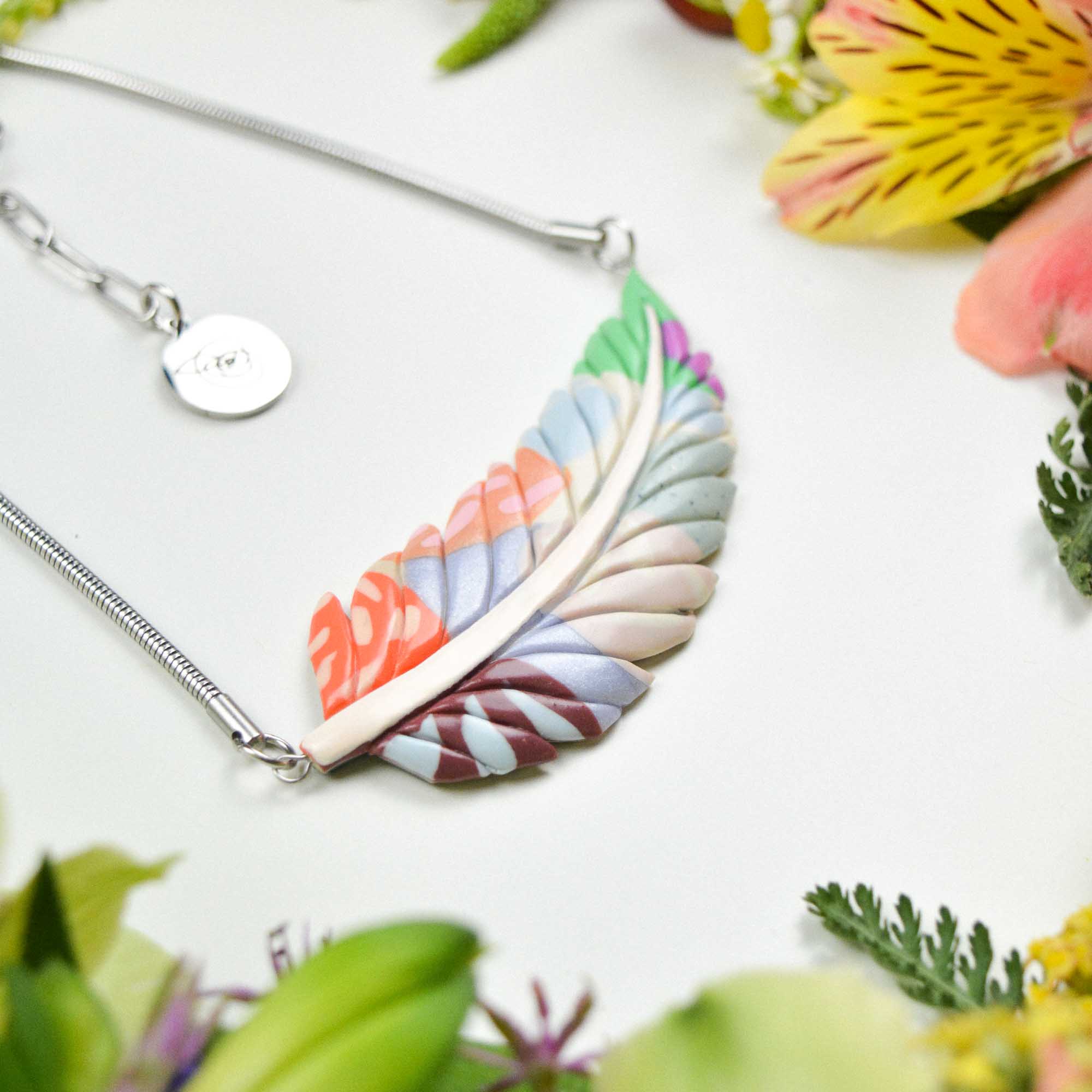 Feather-Leaf necklace - Image 4