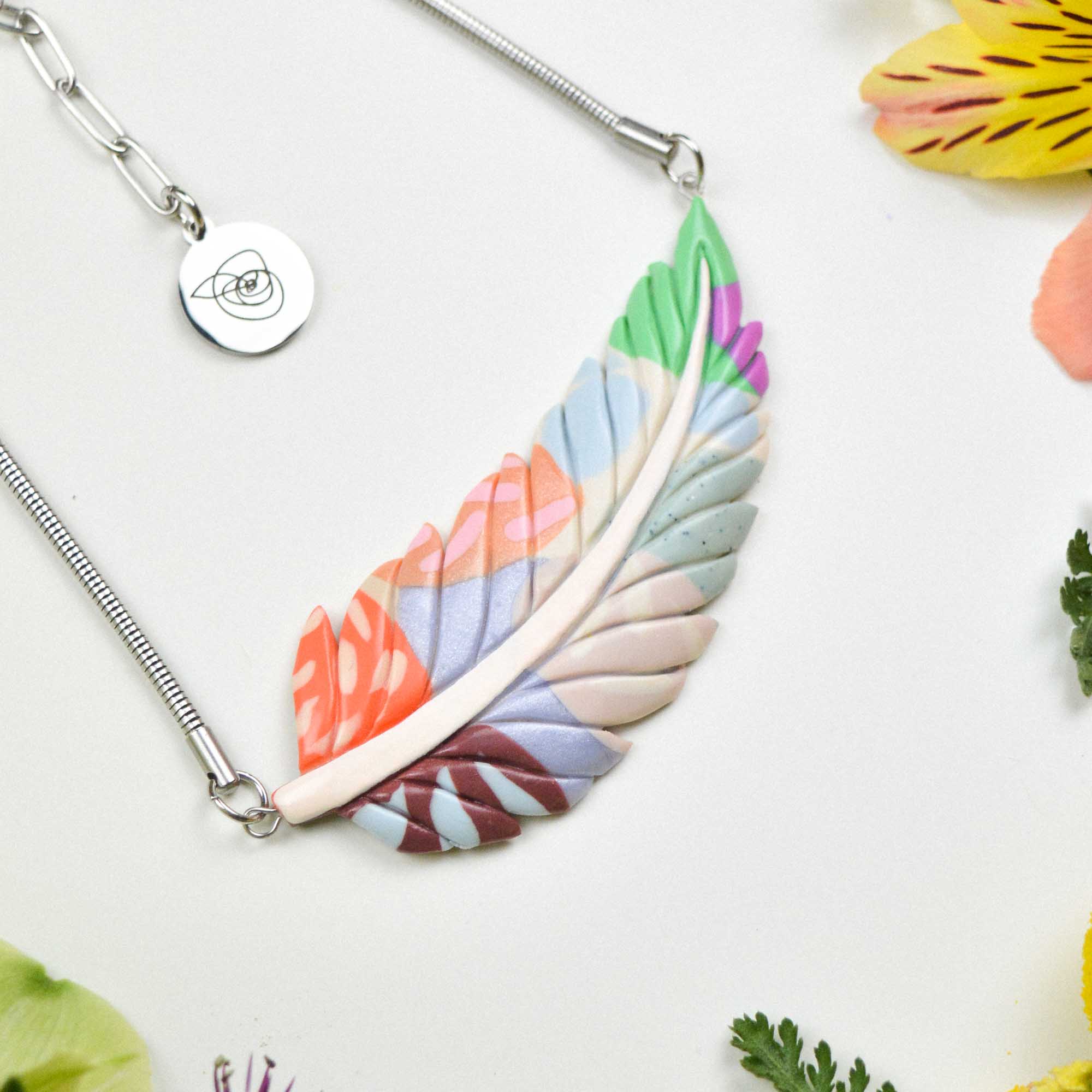 Feather-Leaf necklace