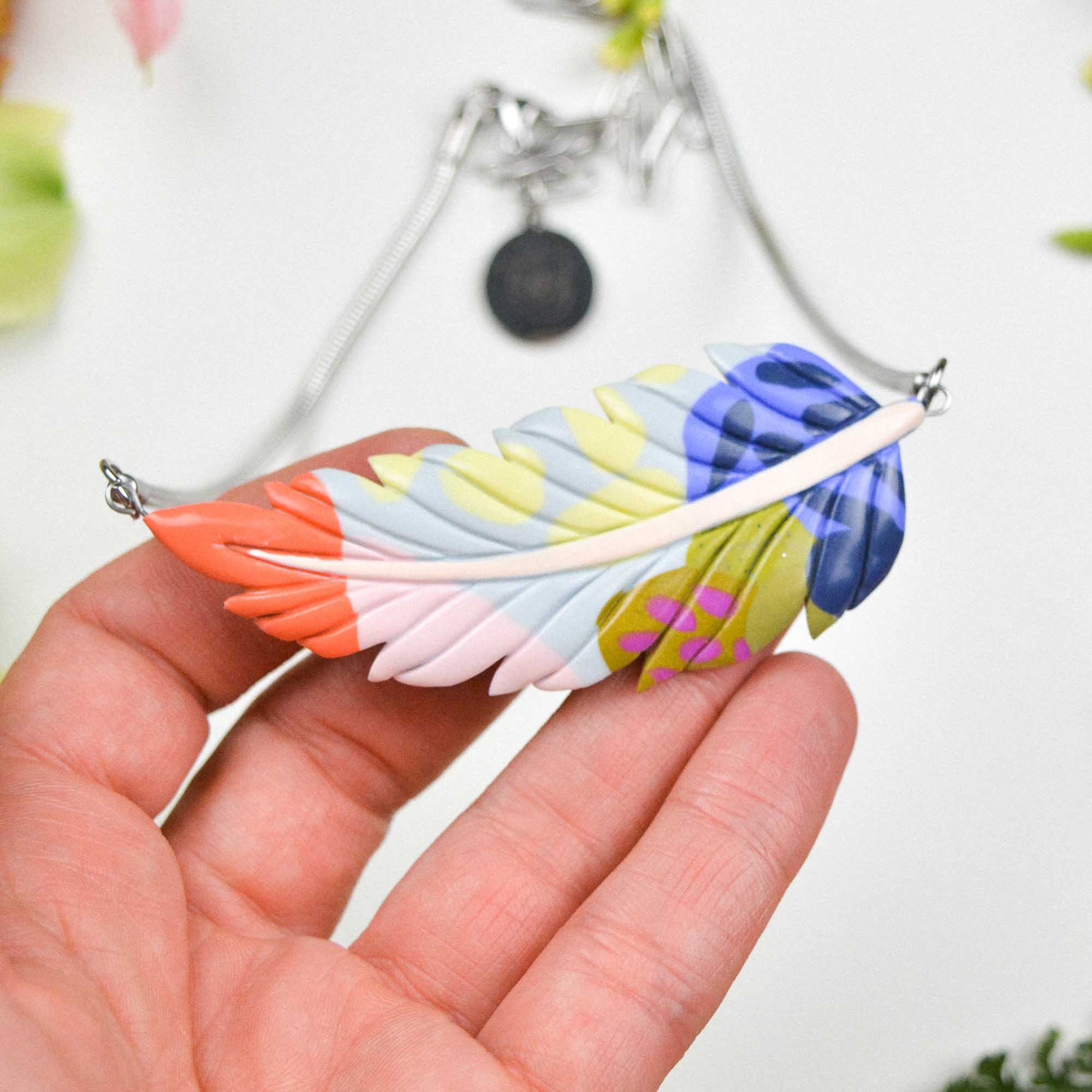 Feather-Leaf necklace - Image 2