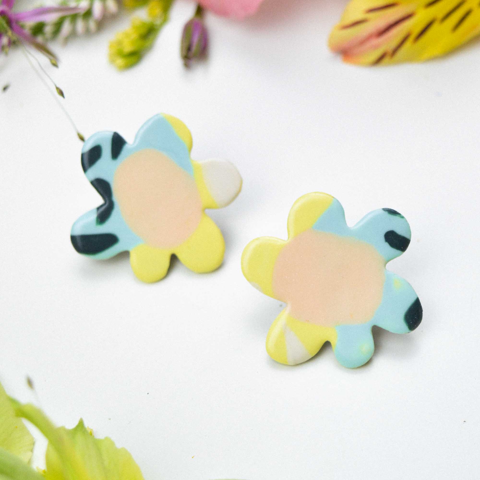 Floral earrings