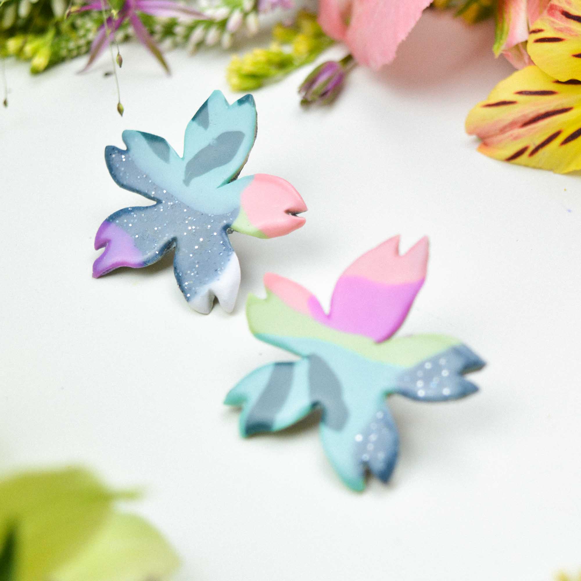 Floral earrings - Image 2