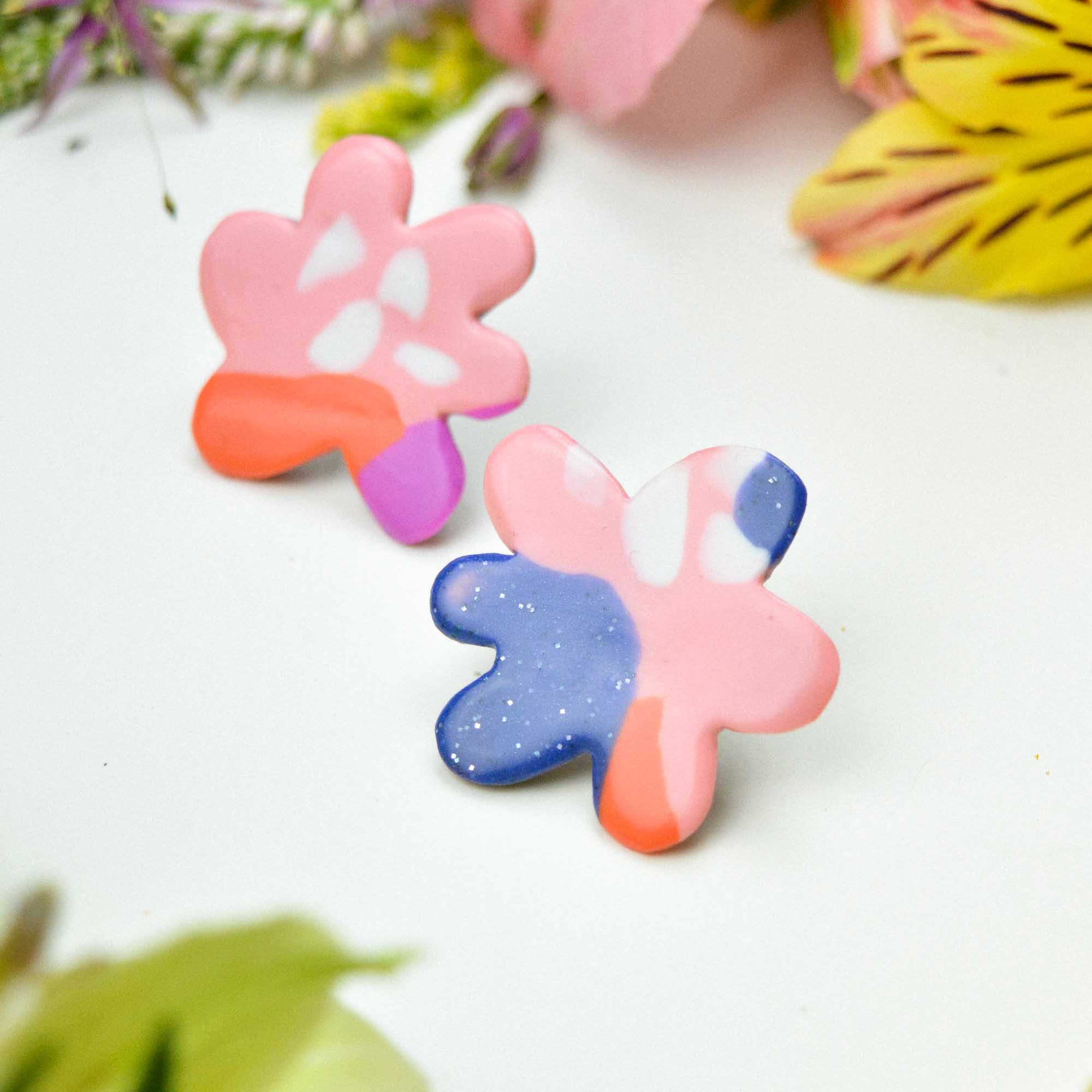 Floral earrings - Image 2
