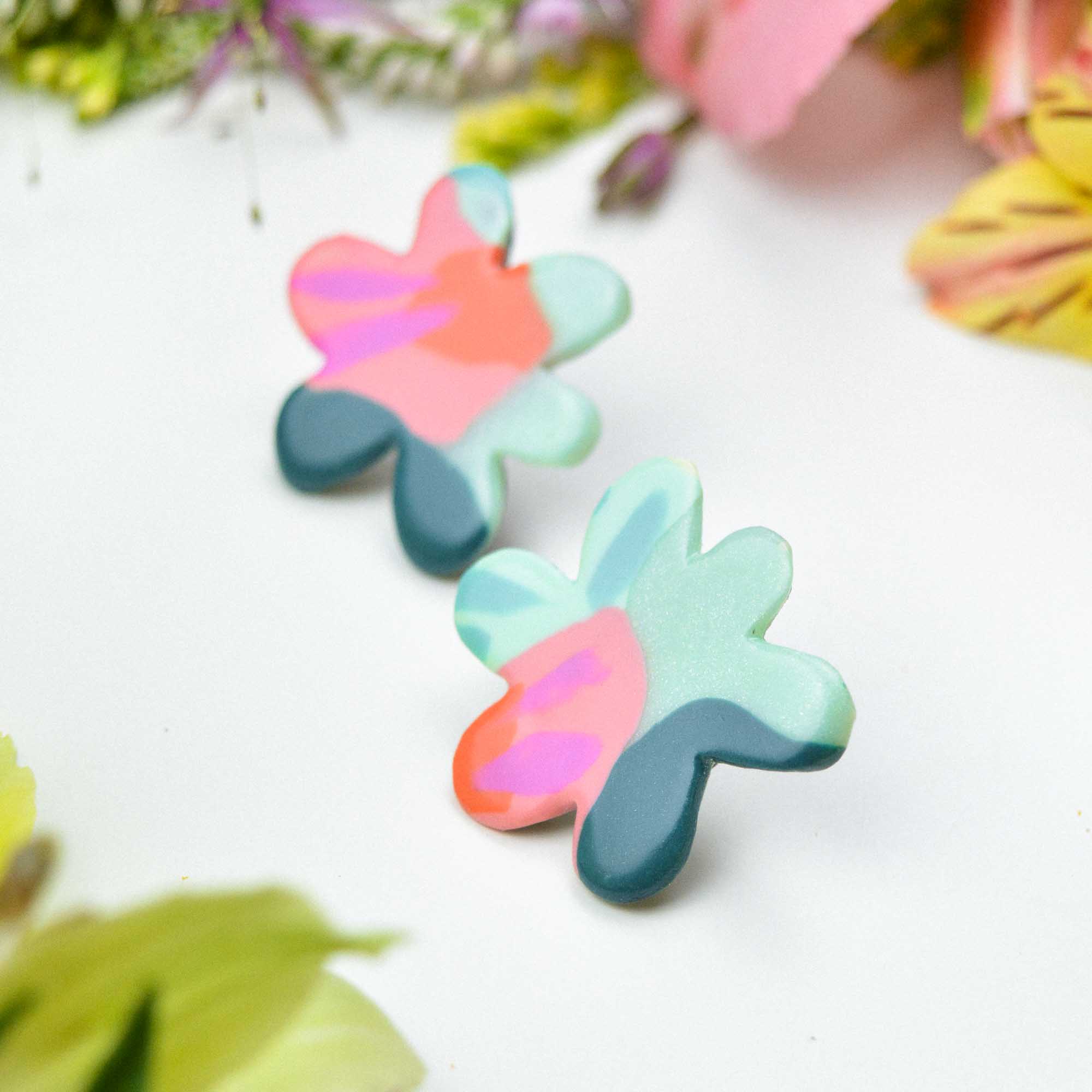 Floral earrings - Image 2