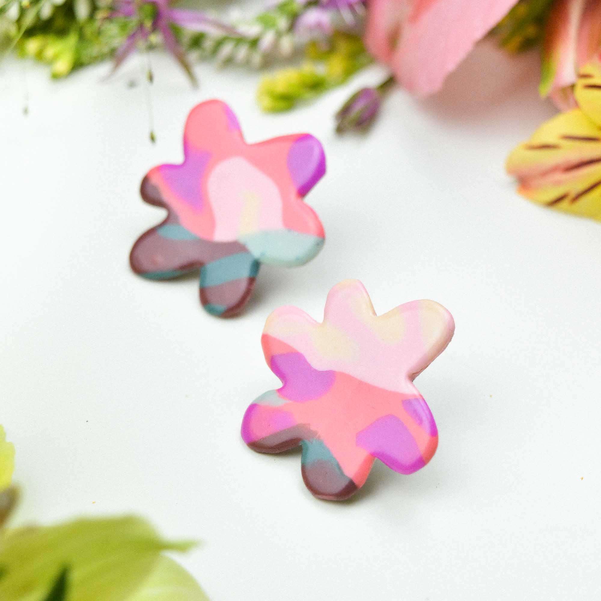 Floral earrings - Image 2