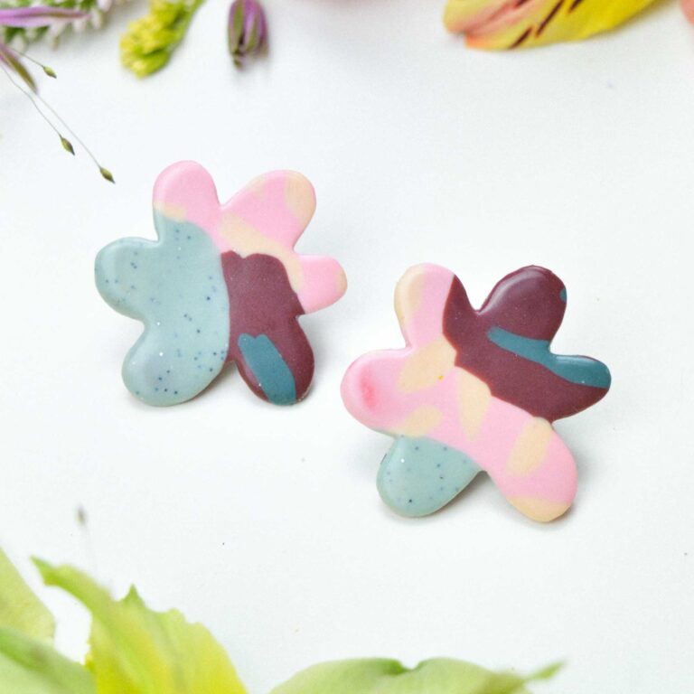 Floral earrings