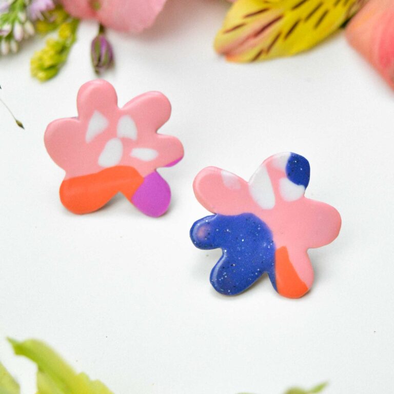 Floral earrings
