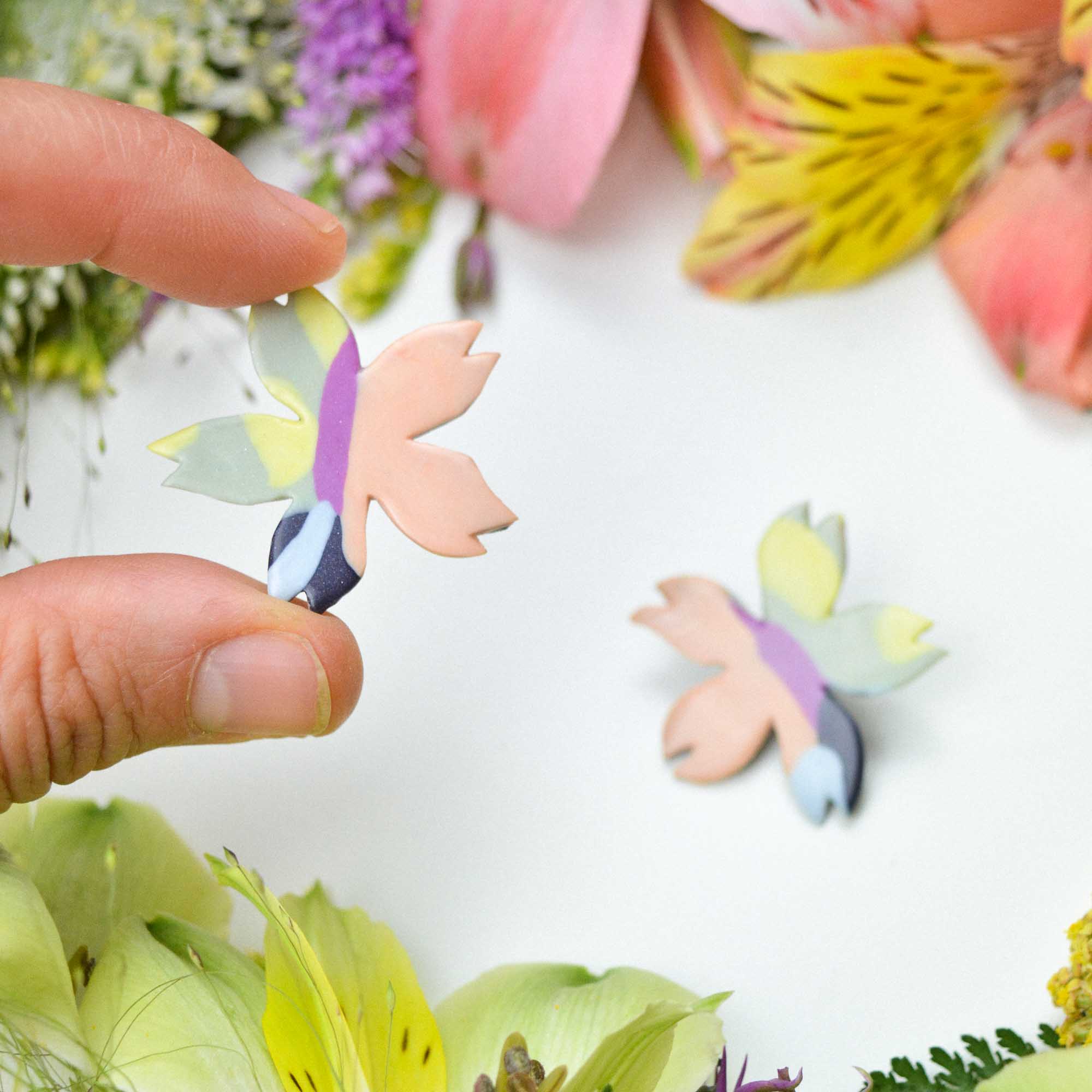 Floral earrings - Image 3