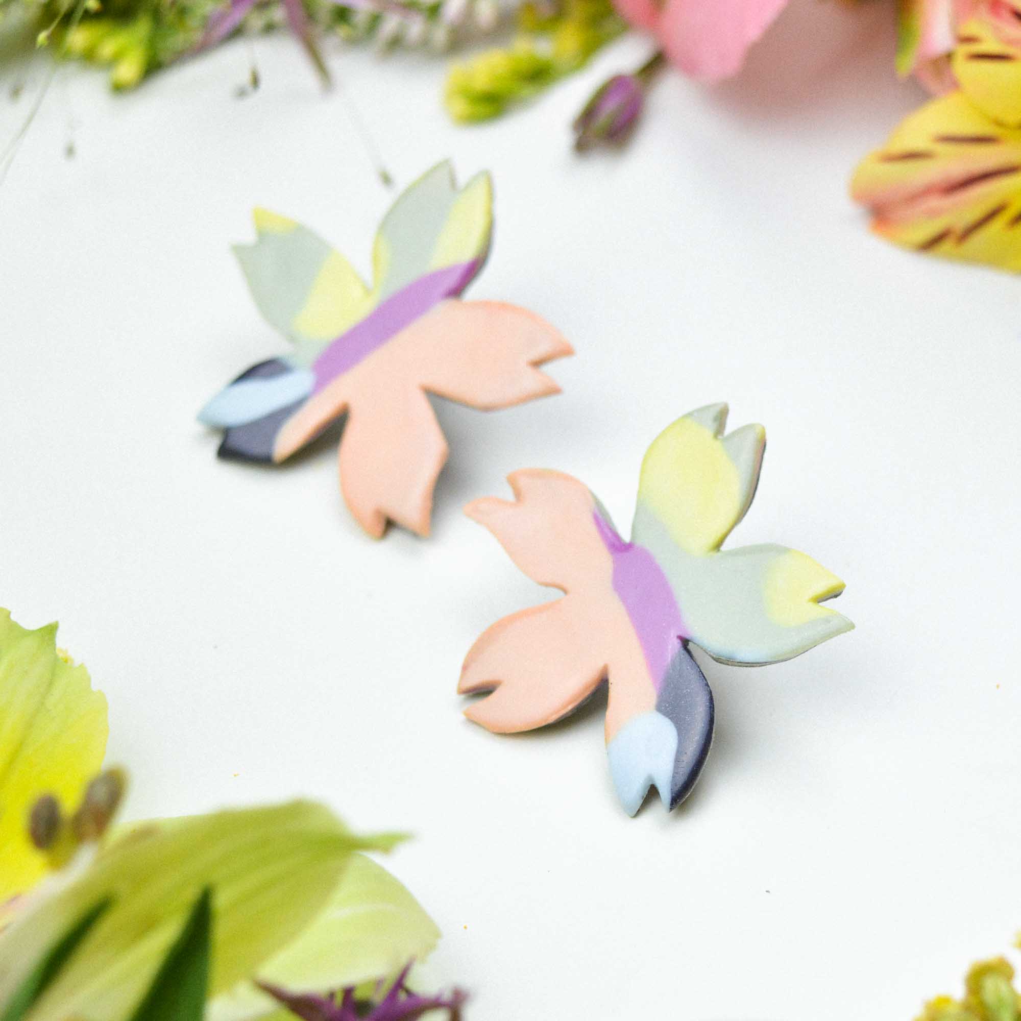 Floral earrings - Image 2