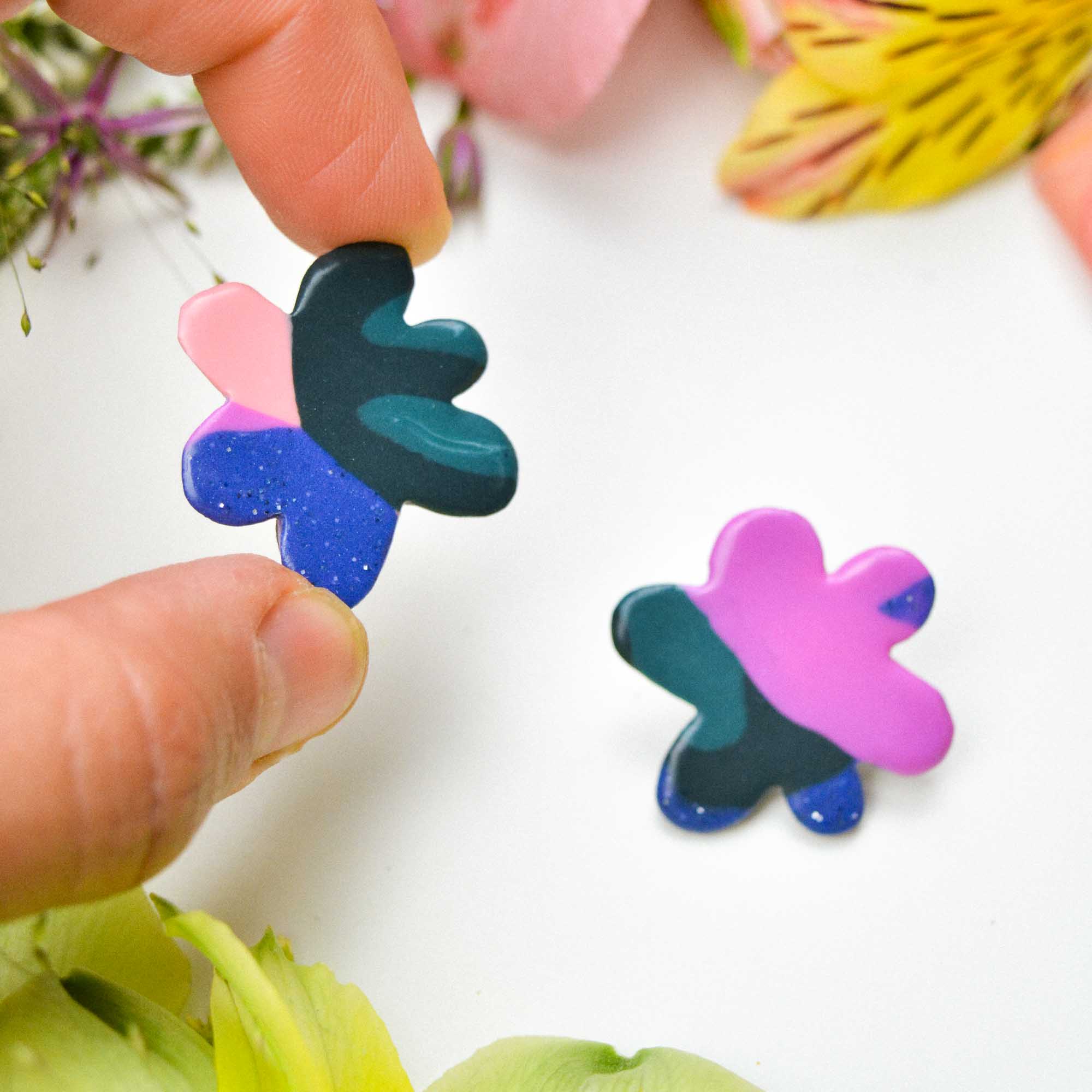 Floral earrings - Image 3