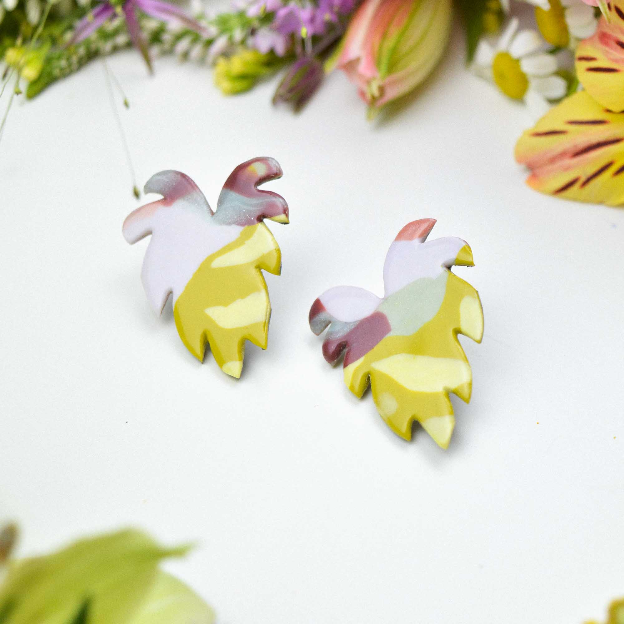 Monstera earrings - Image 2