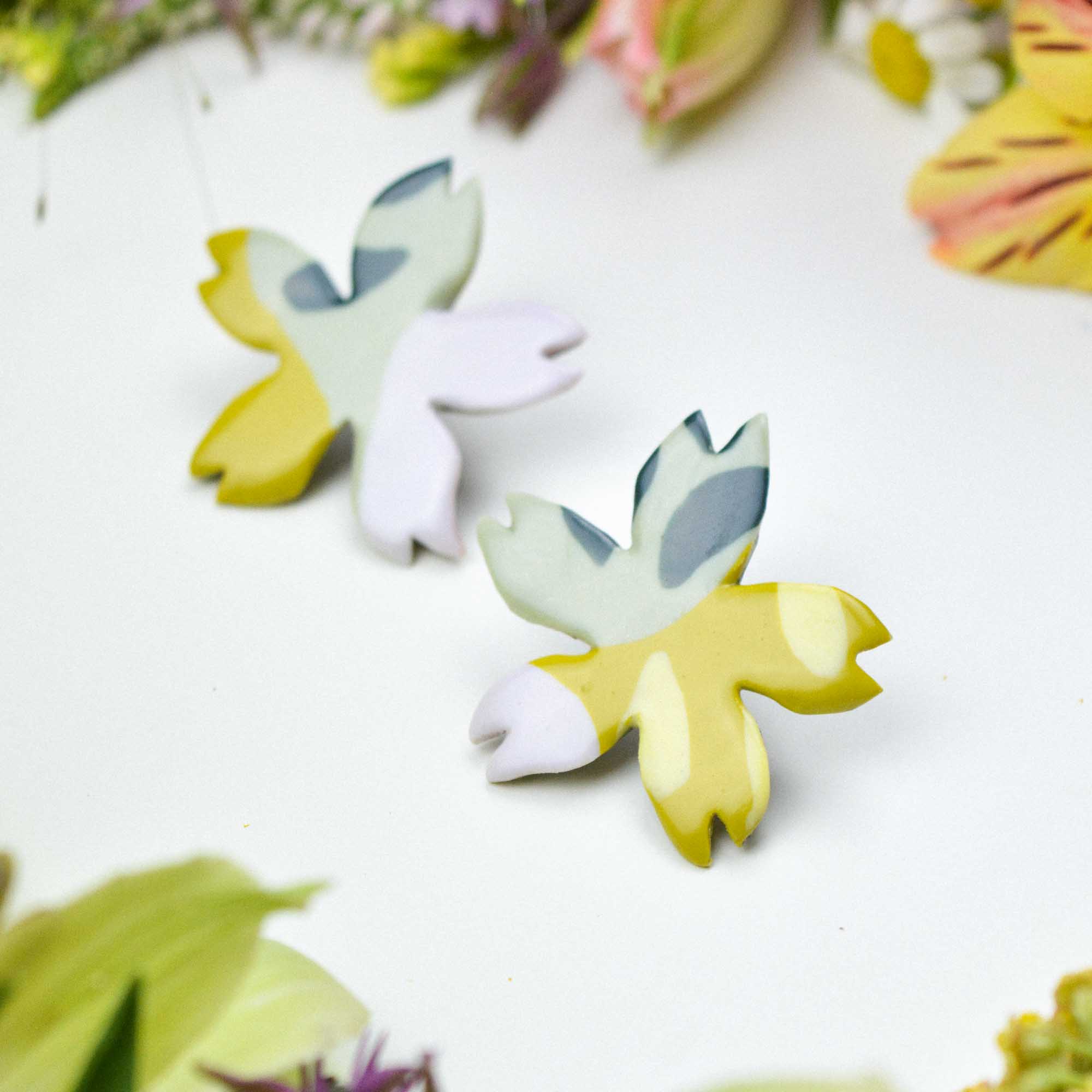 Floral earrings - Image 2