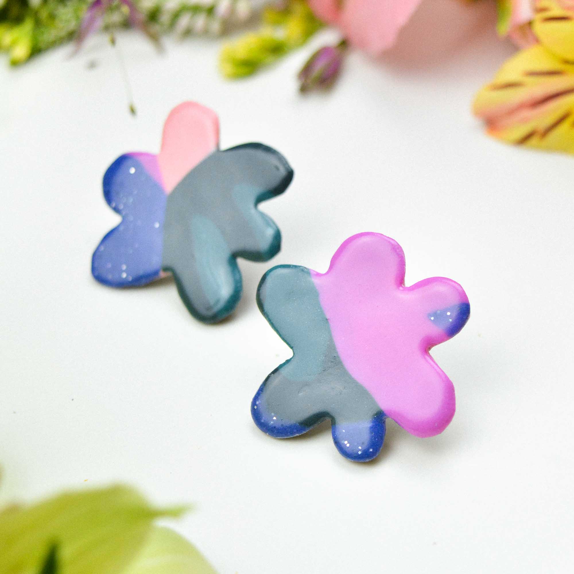 Floral earrings - Image 2