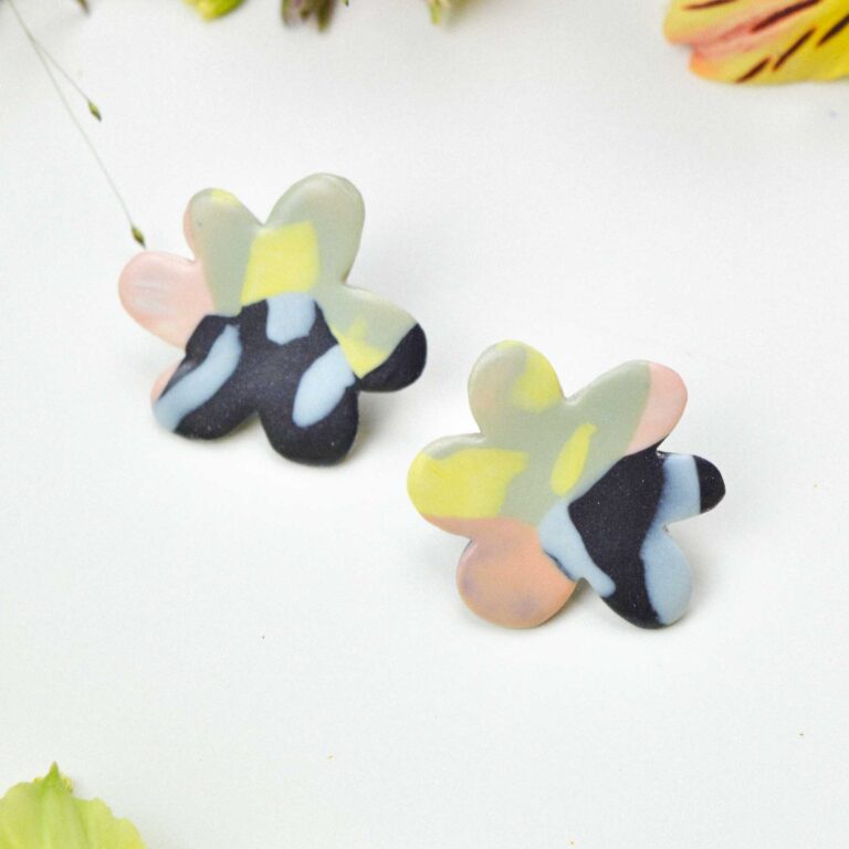 Floral earrings