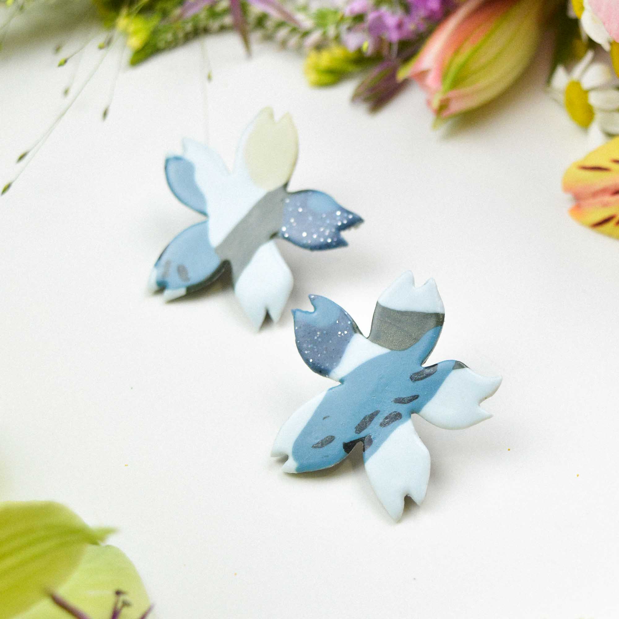 Floral earrings - Image 3
