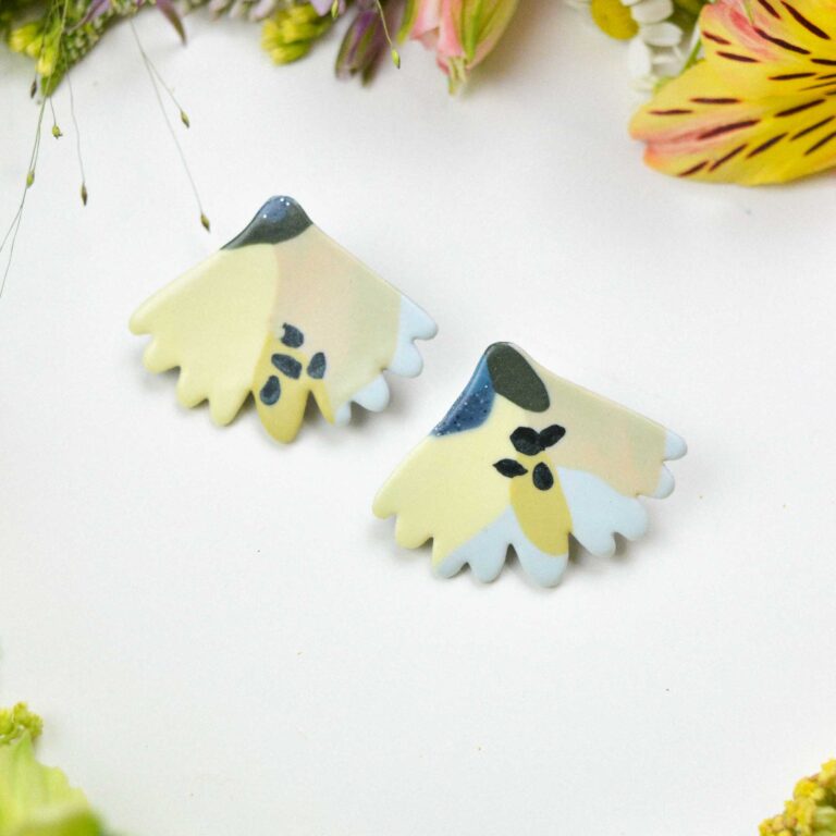 Floral earrings