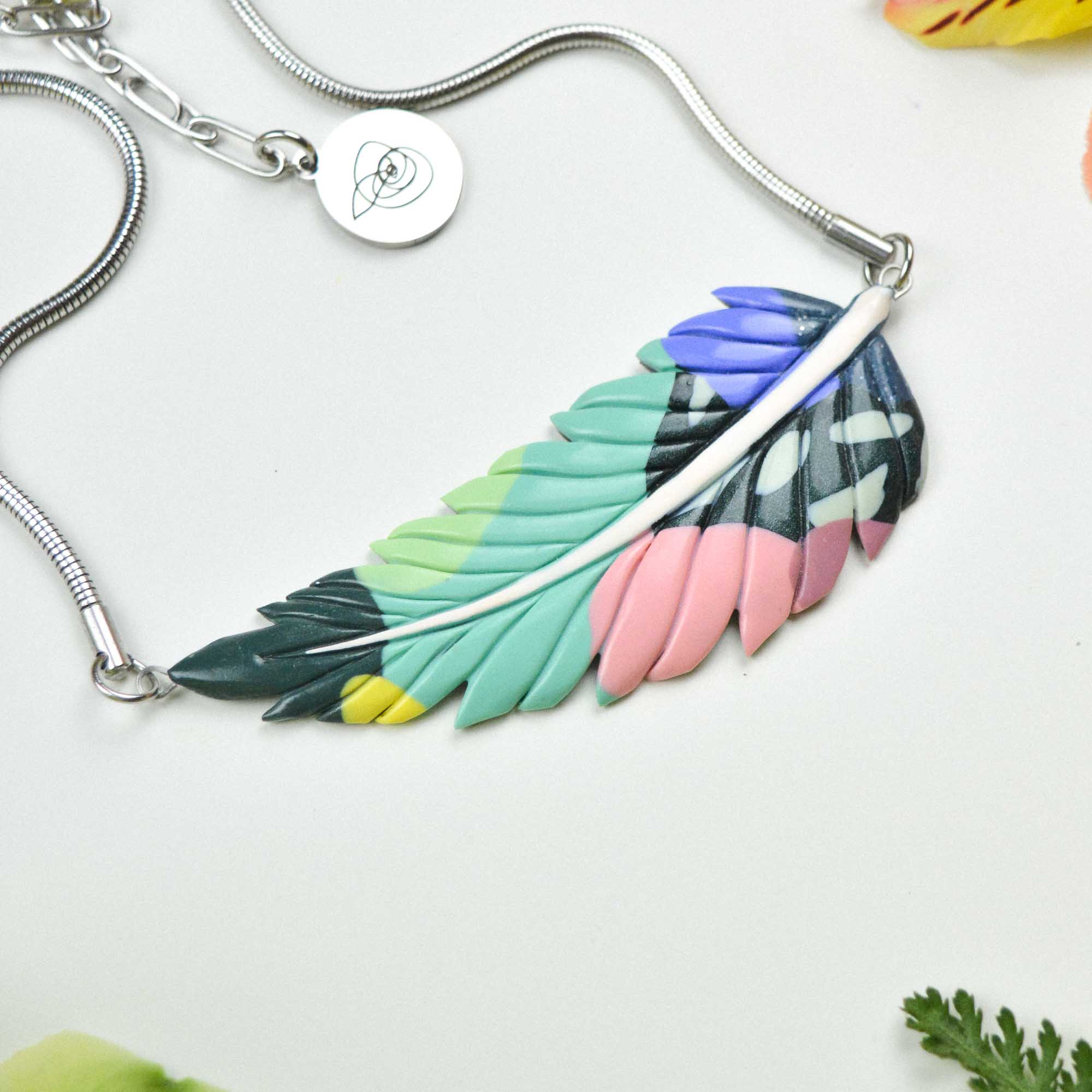 Feather-Leaf necklace - Image 2