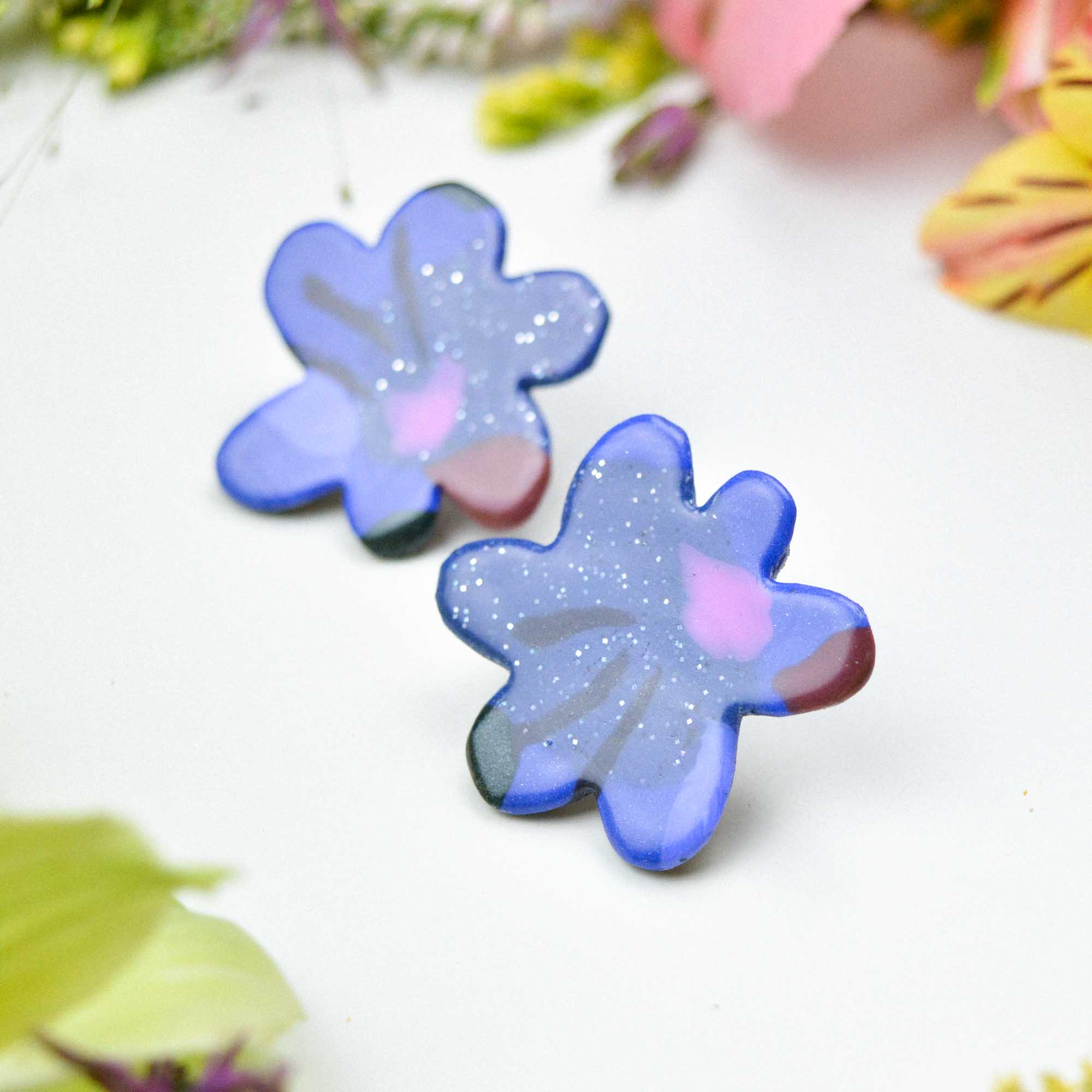 Floral earrings - Image 2