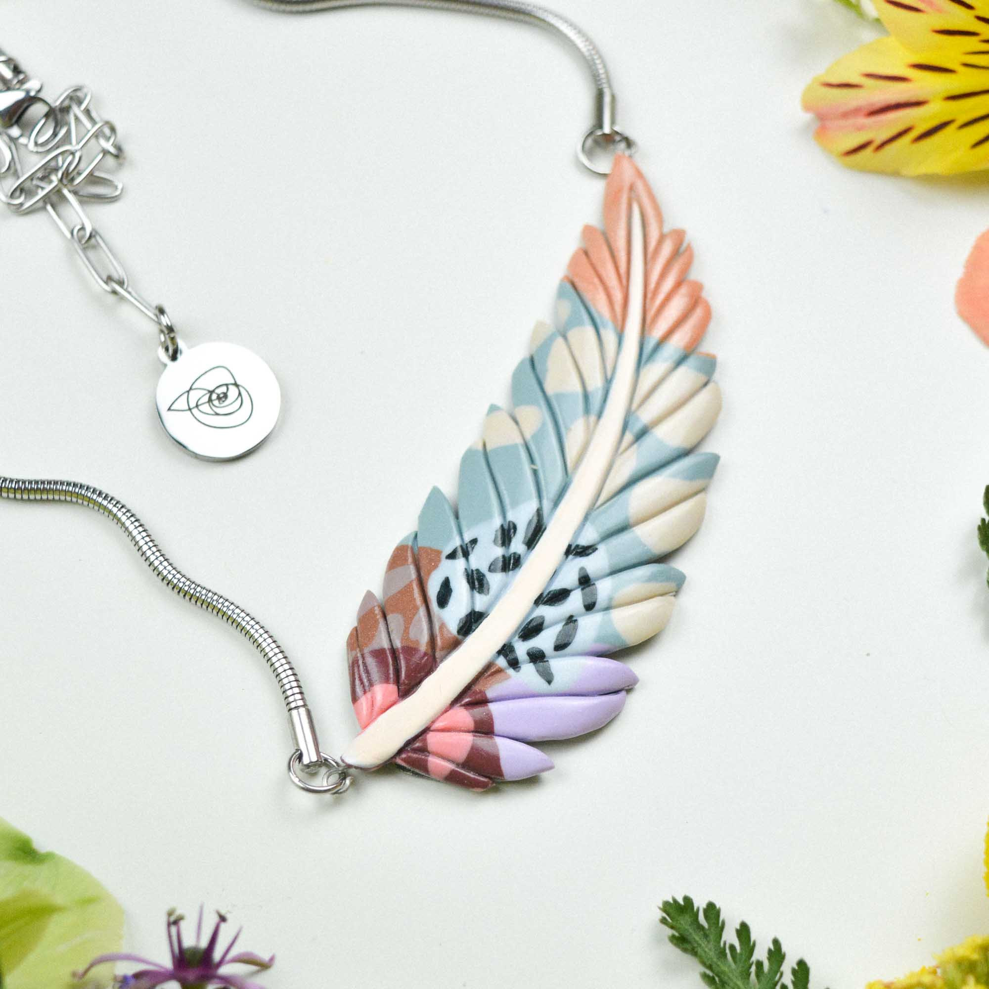 Feather-Leaf necklace - Image 2