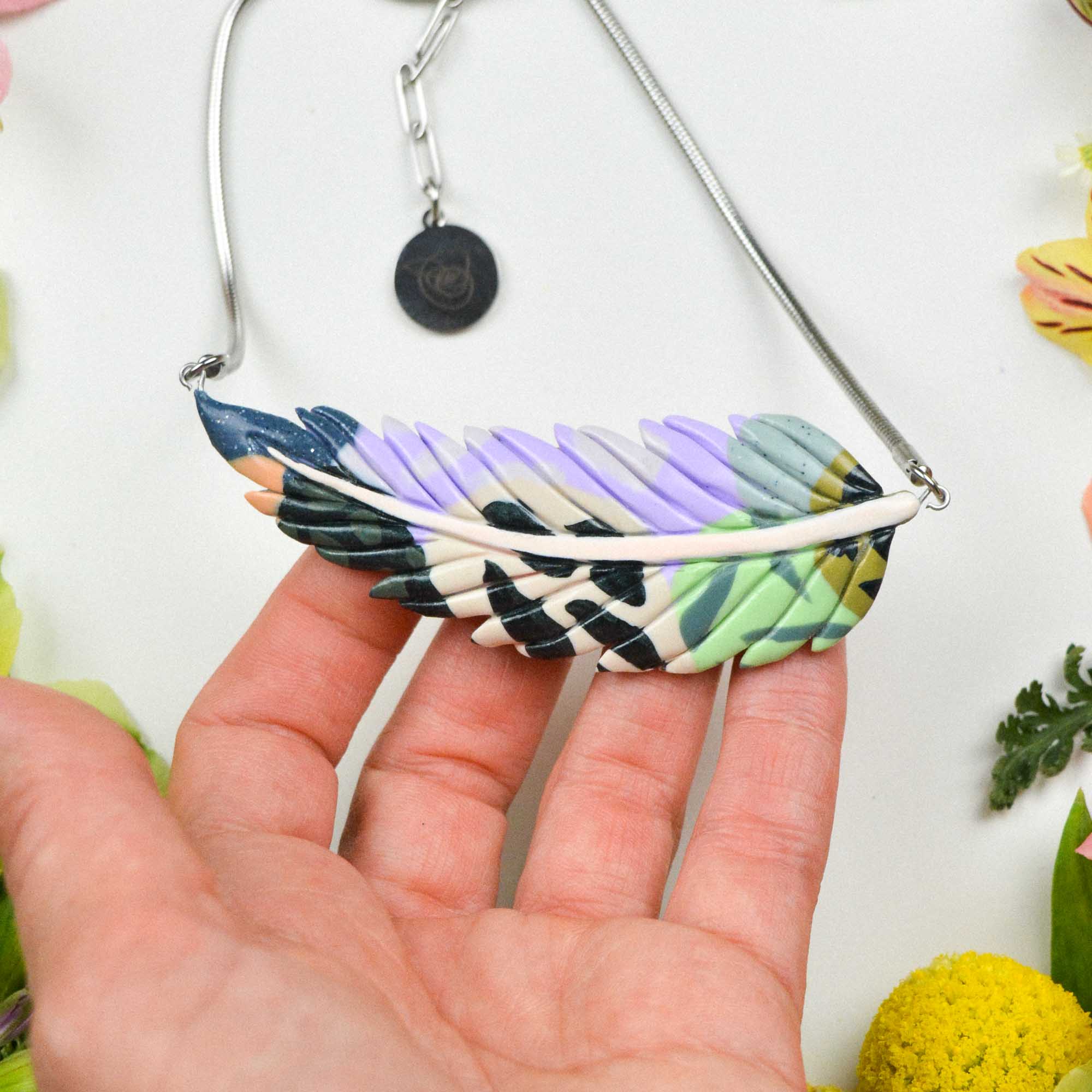 Feather-Leaf necklace - Image 3